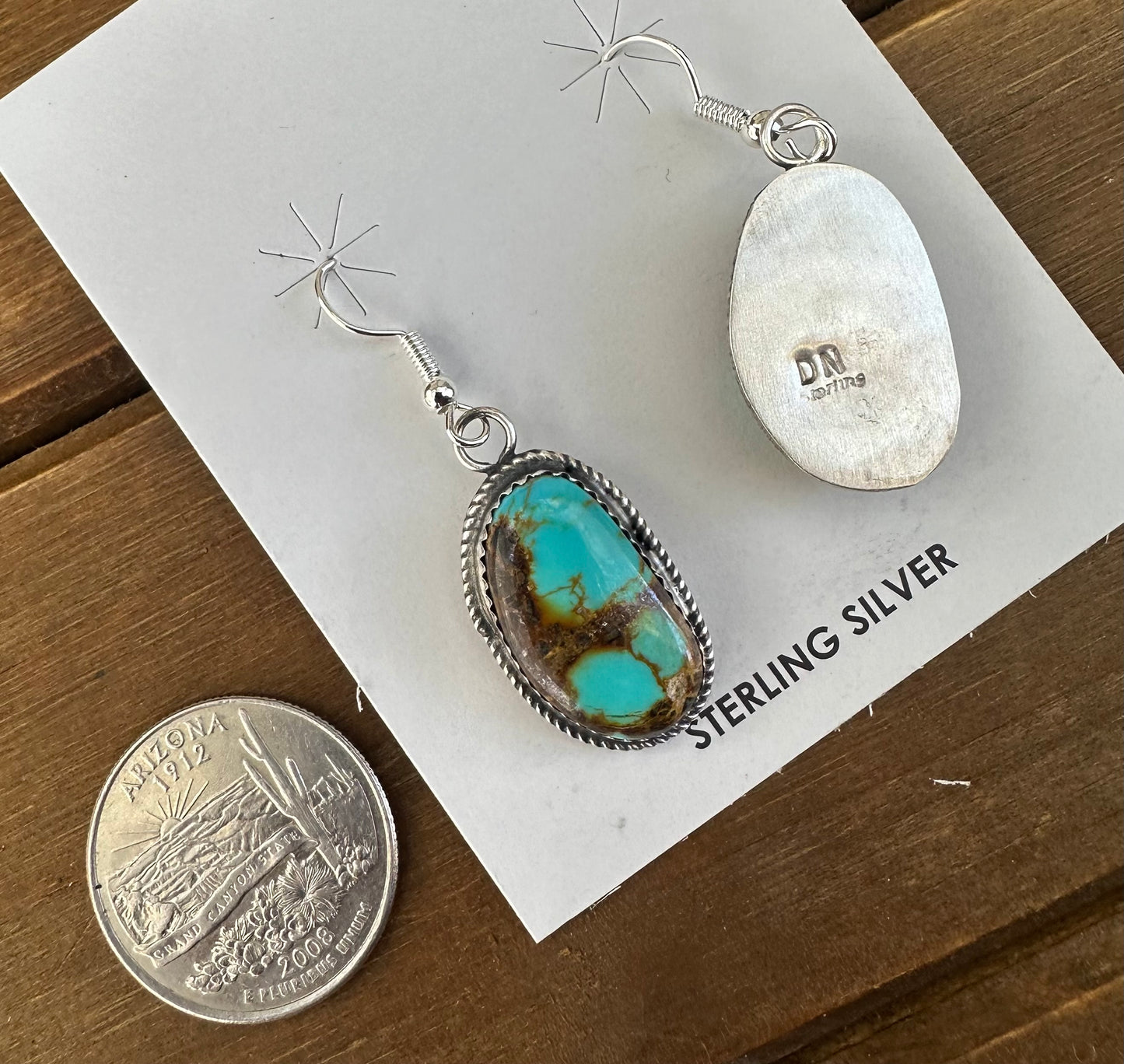 KINGMAN TURQUOISE DANGLES