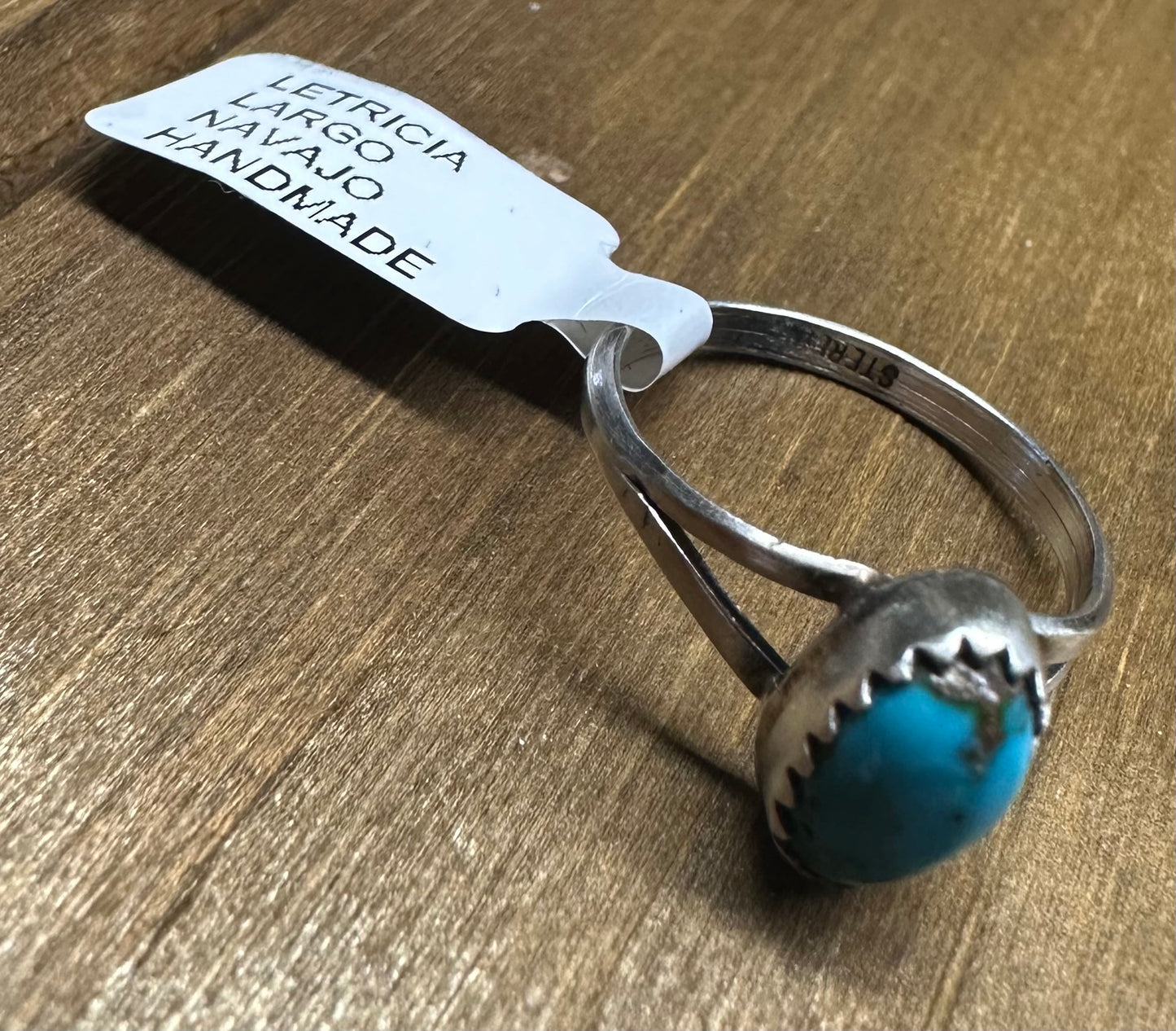 SONORAN GOLD TURQUOISE STACKER RINGS SIZE 6