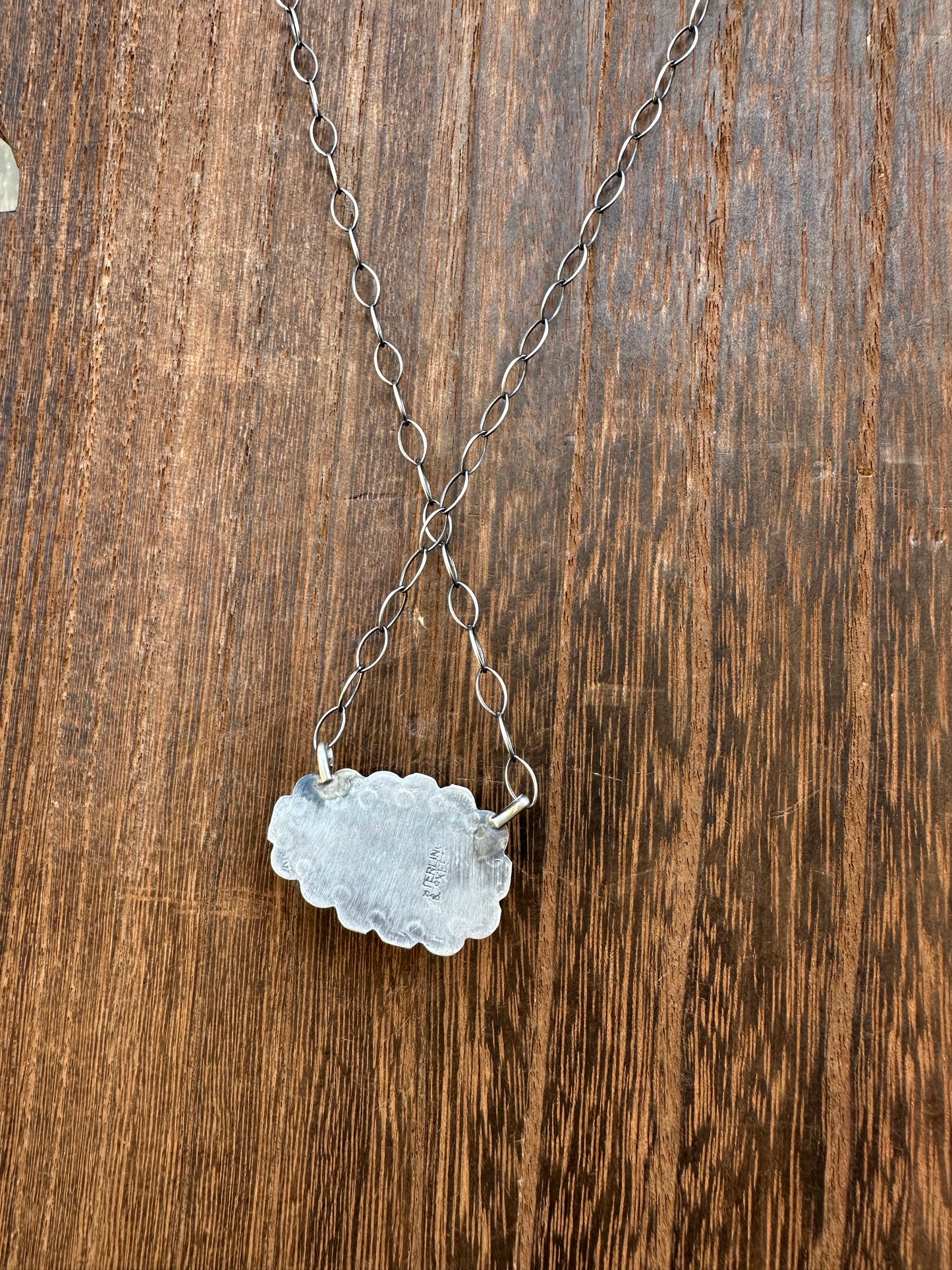 18” PALOMINO SCALLOPED NECKLACE