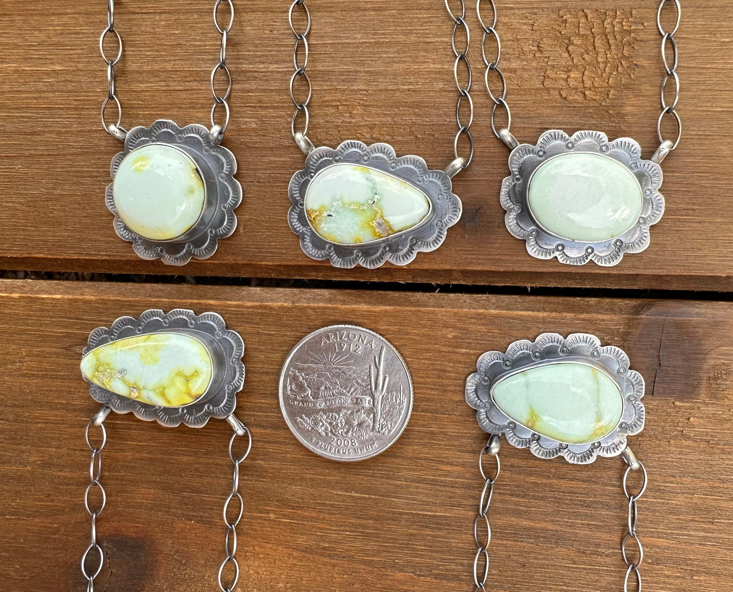 18” PALOMINO SCALLOPED NECKLACE