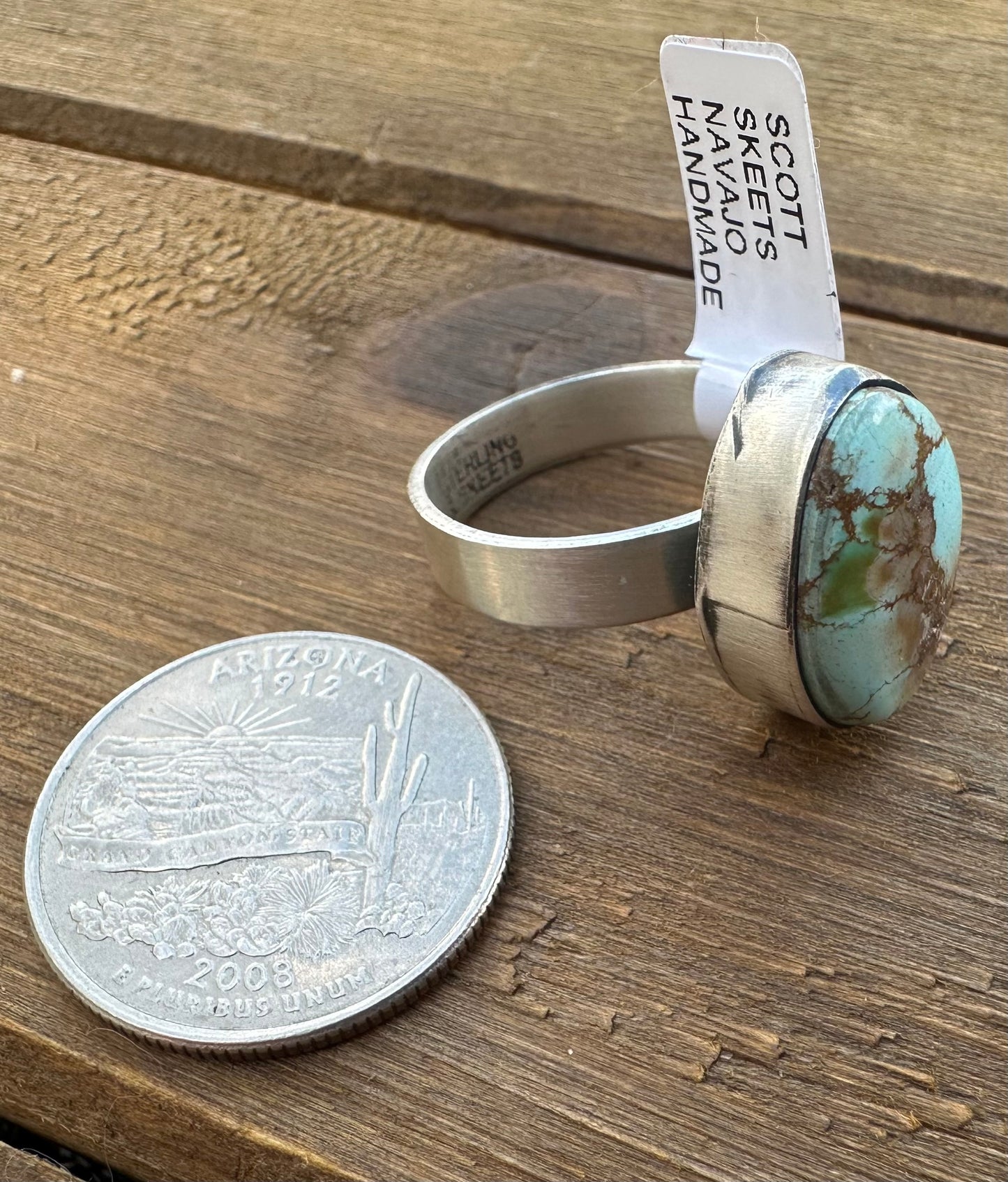 ROYSTON TURQUOISE ADJUSTABLE RING