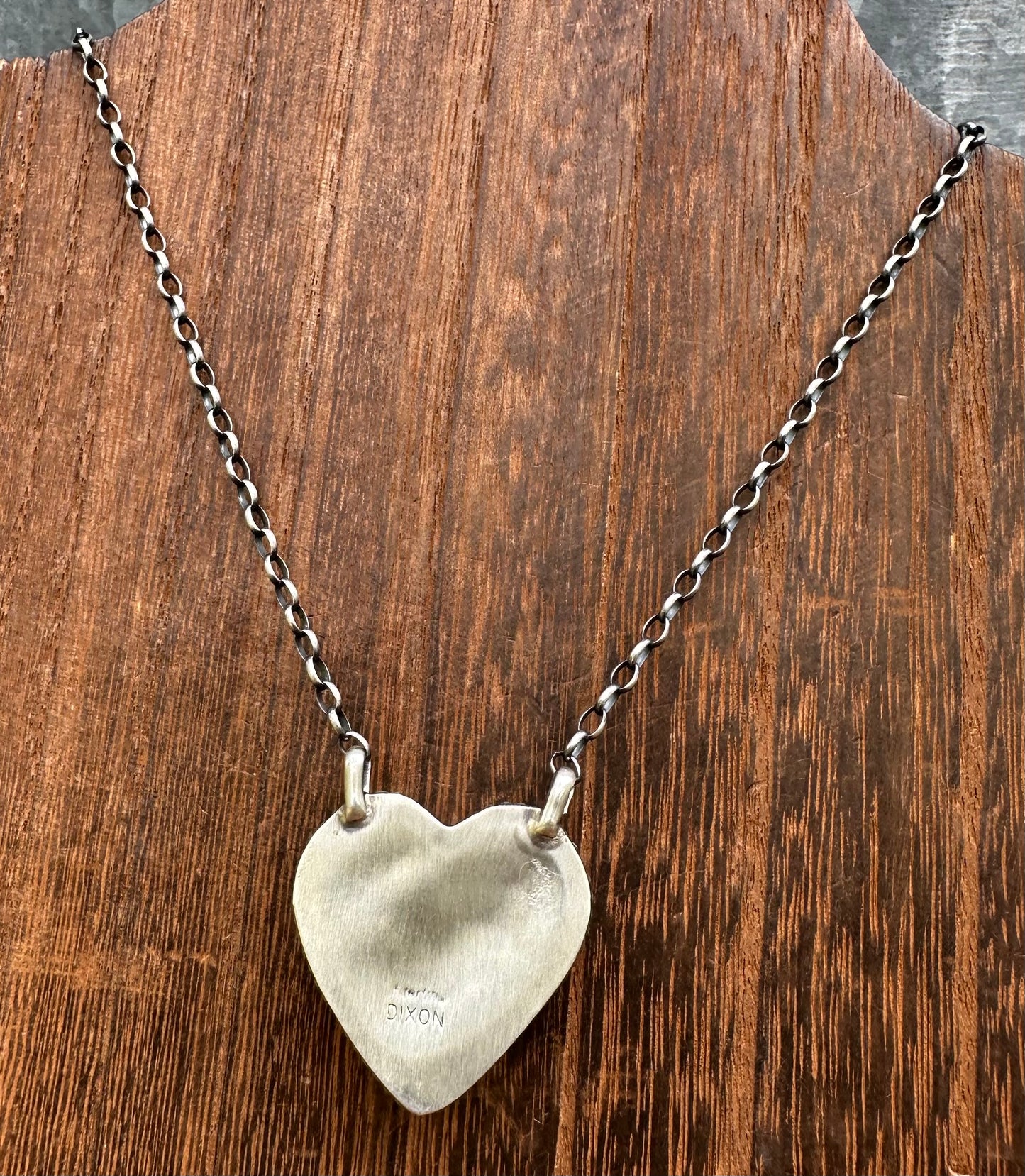 16” LARGE RED SPINY OYSTER HEART NECKLACE