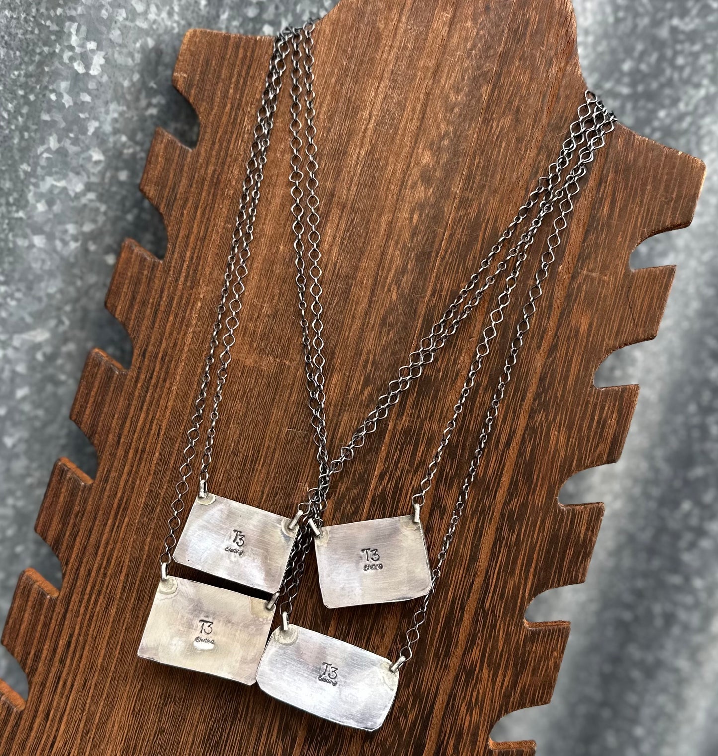 18” WILD HORSE VARISCITE BAR NECKLACE