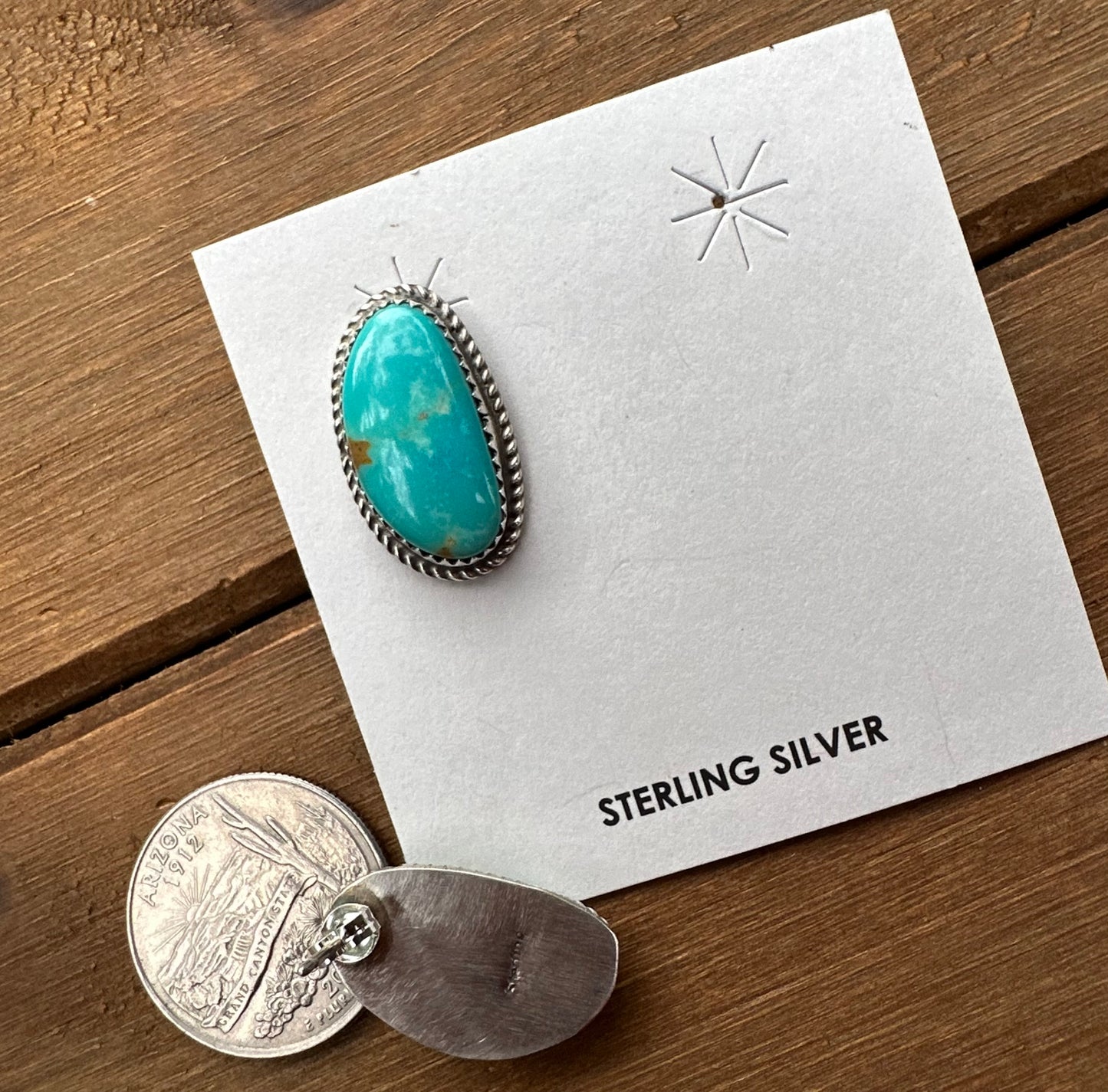 KINGMAN TURQUOISE STUDS
