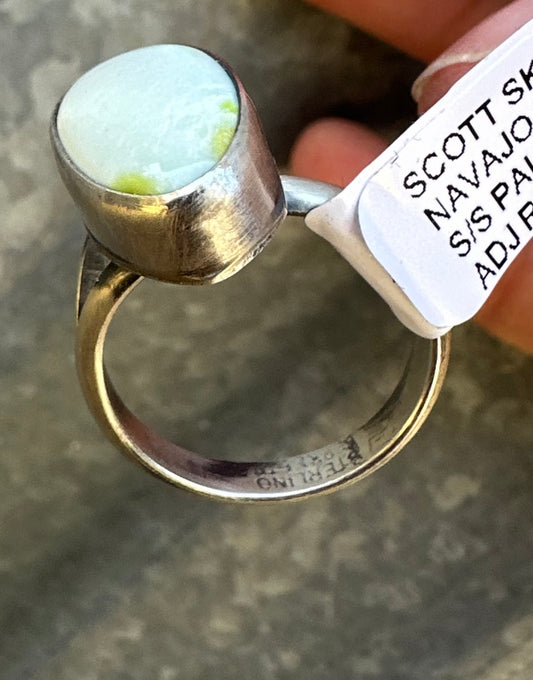 PALOMINO VARISCITE ADJUSTABLE RING