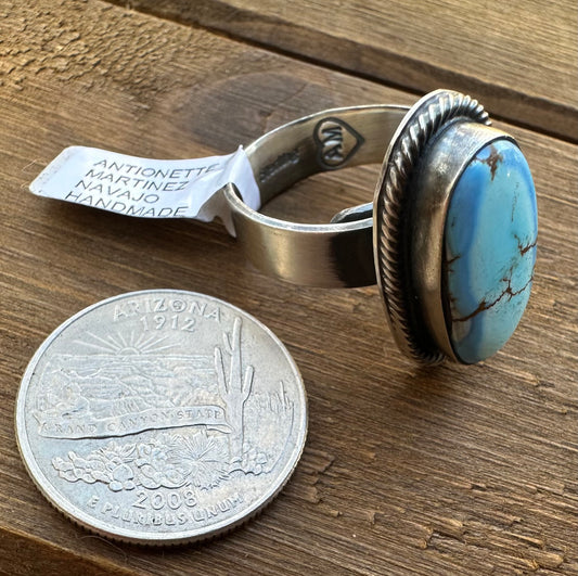 GOLDEN HILLS TURQUOISE ADJUSTABLE RING