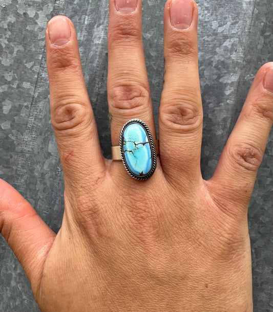 GOLDEN HILLS TURQUOISE ADJUSTABLE RING