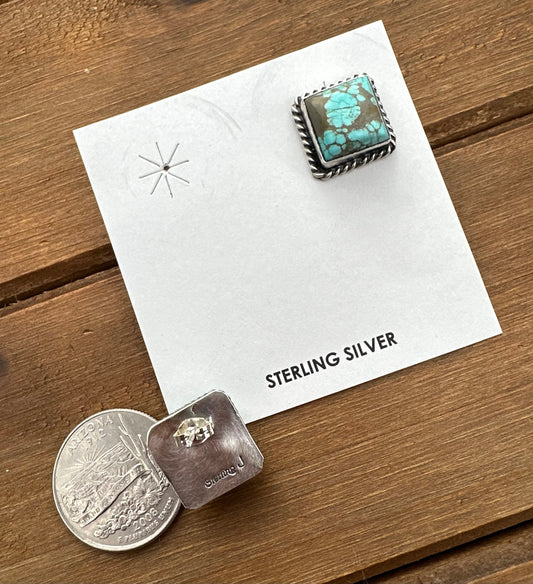 MINE #8 TURQUOISE STUDS