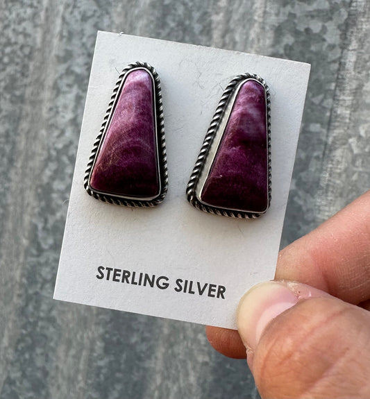 PURPLE SPINY OYSTER STUDS