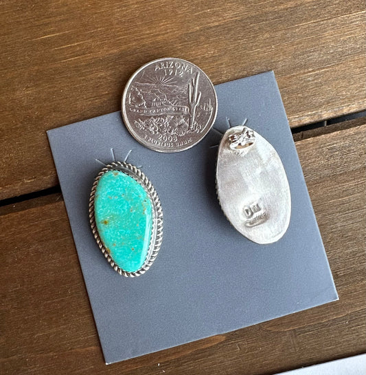 KINGMAN TURQUOISE STUDS