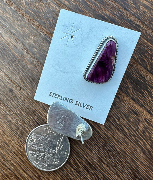 PURPLE SPINY OYSTER STUDS