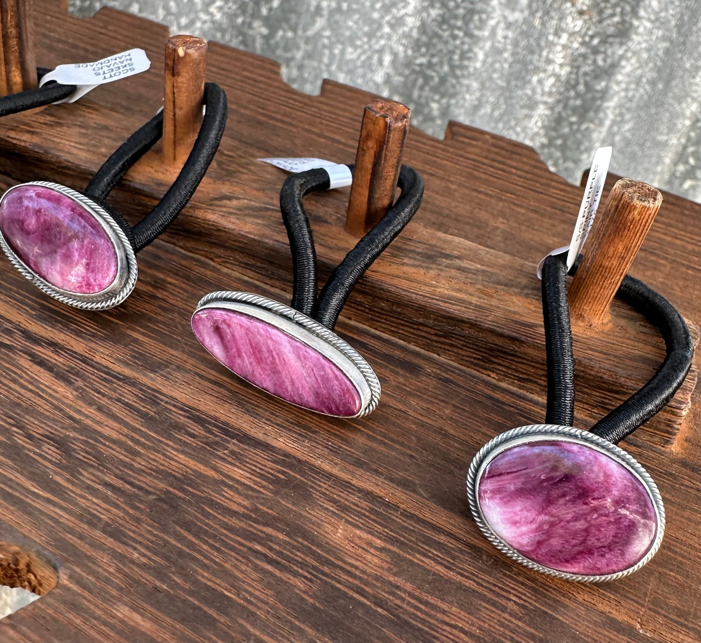 STERLING SILVER HAIR TIES