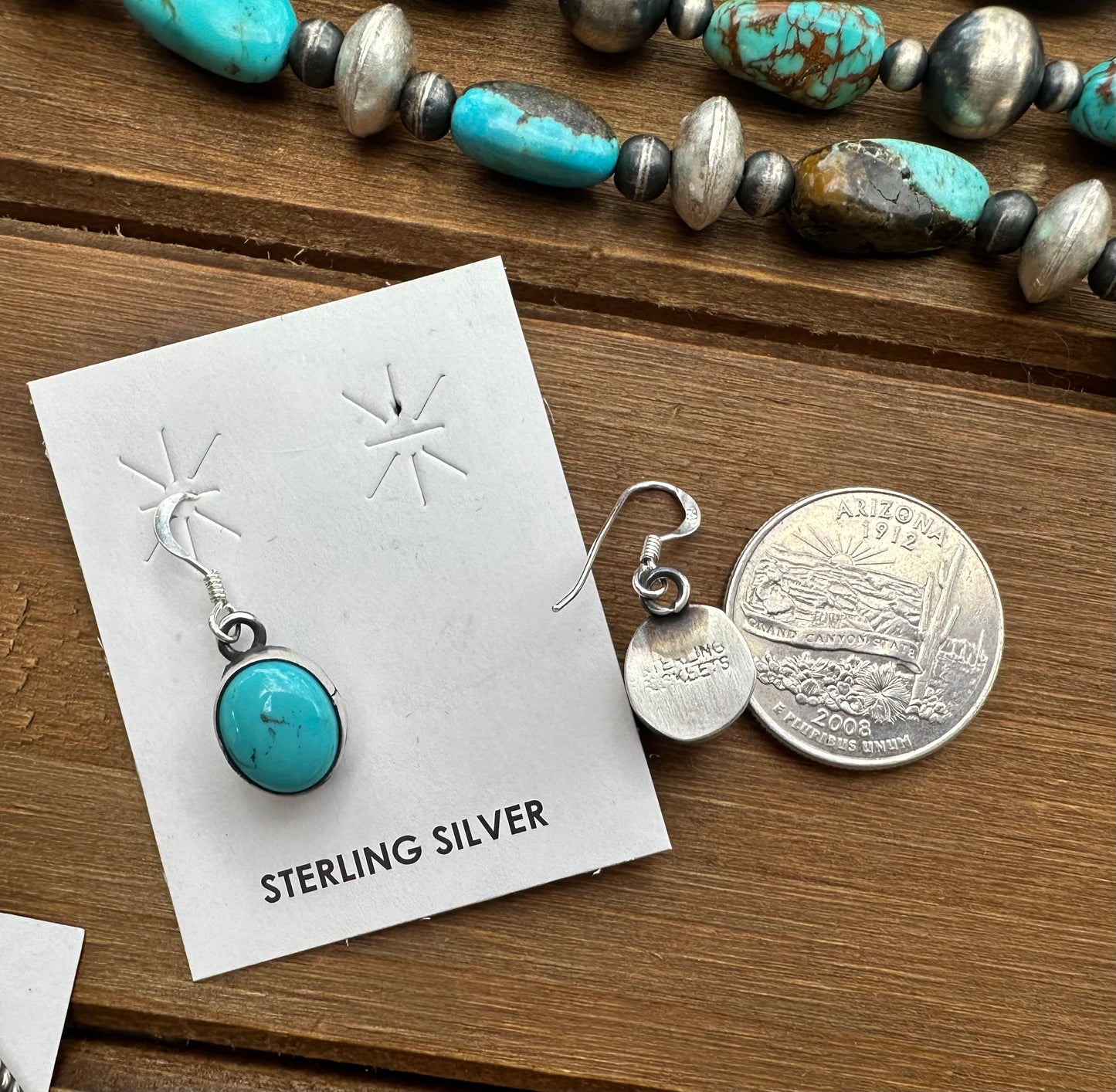 KINGMAN TURQUOISE DANGLES