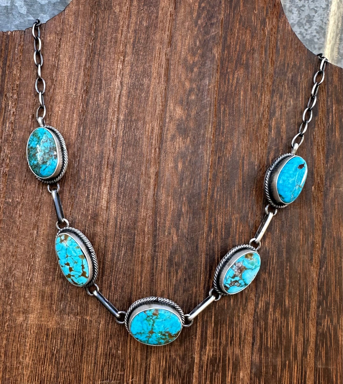 SONORAN GOLD TURQUOISE CHOKER NECKLACE