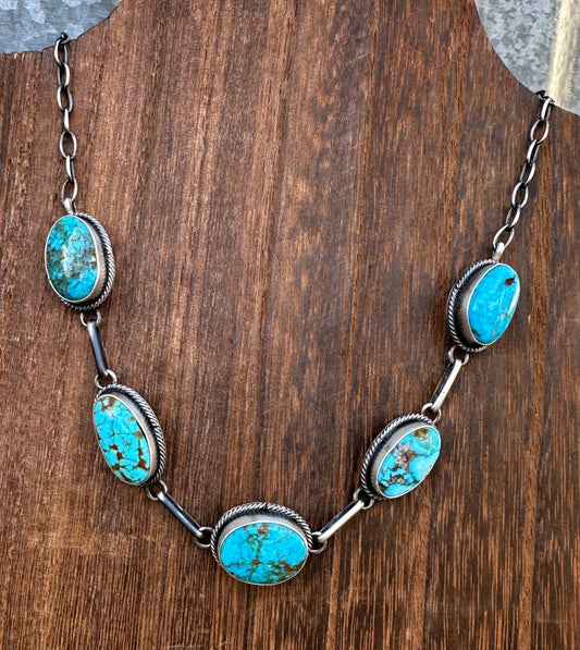 SONORAN GOLD TURQUOISE CHOKER NECKLACE