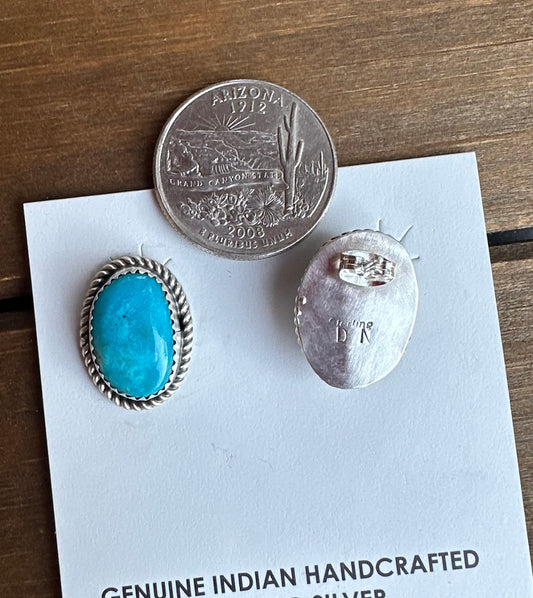 KINGMAN TURQUOISE STUDS