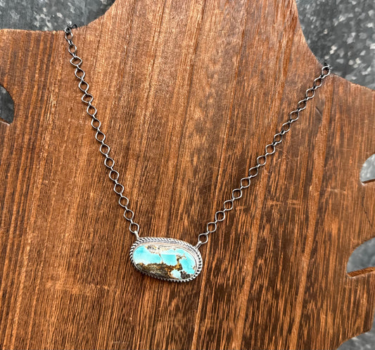18” KINGMAN TURQUOISE NECKLACE