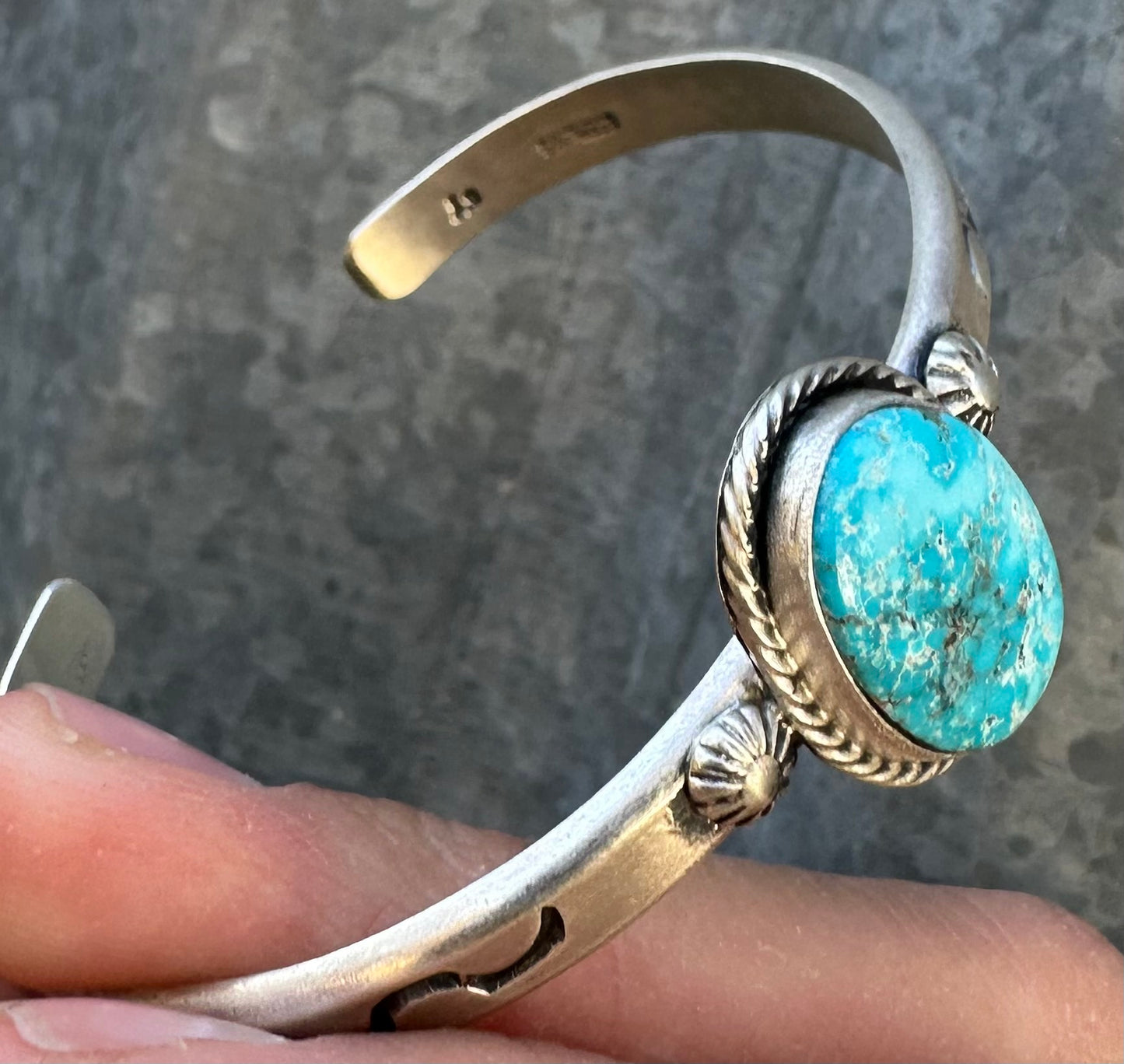 WHITE WATER TURQUOISE CUFF