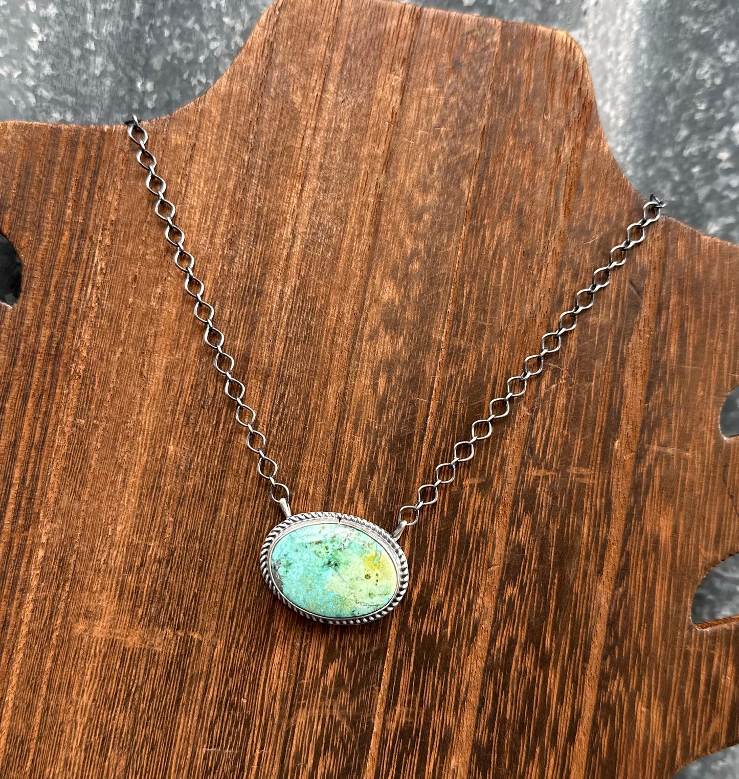 18” ROYSTON TURQUOISE NECKLACE