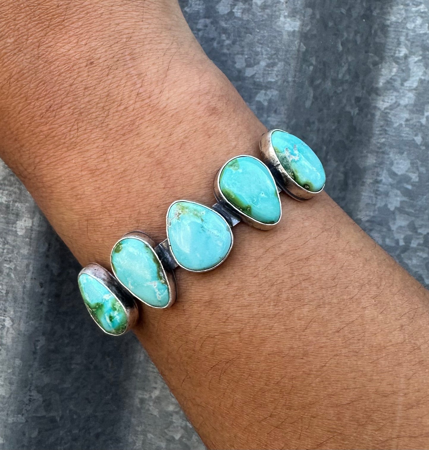 SONORAN GOLD TURQUOISE MULTI STONE CUFF