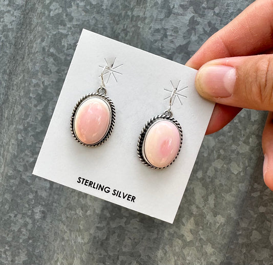 PINK CONCH DANGLES