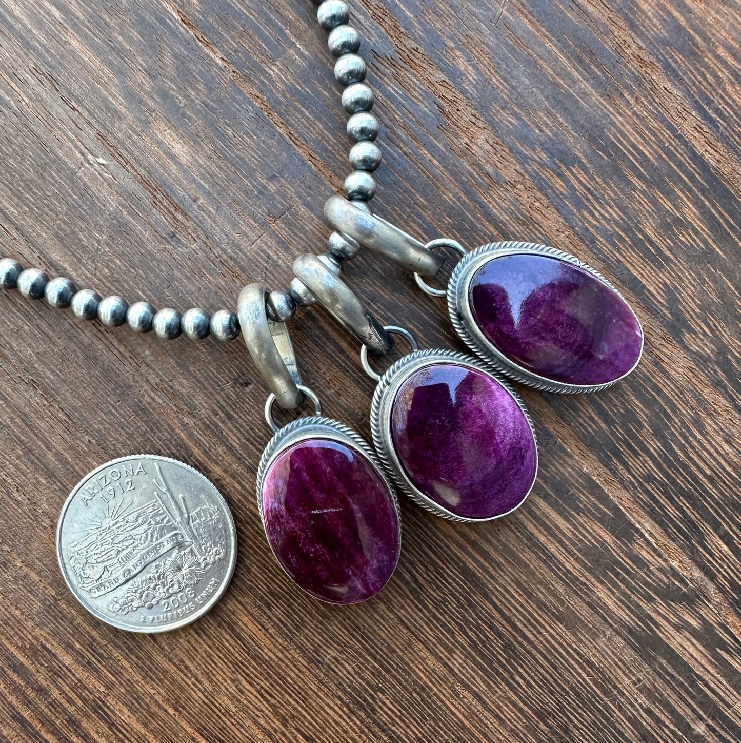 PURPLE SPINY OYSTER PENDANTS