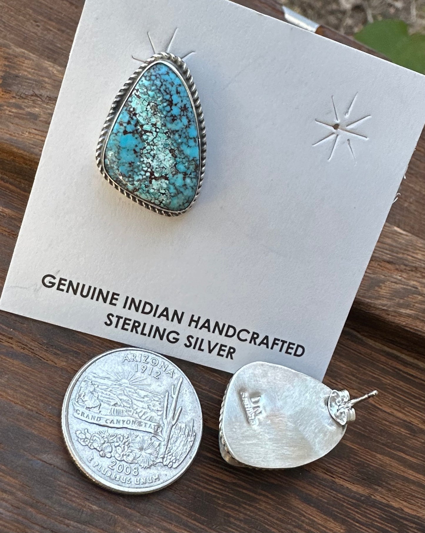 KINGMAN TURQUOISE STUDS