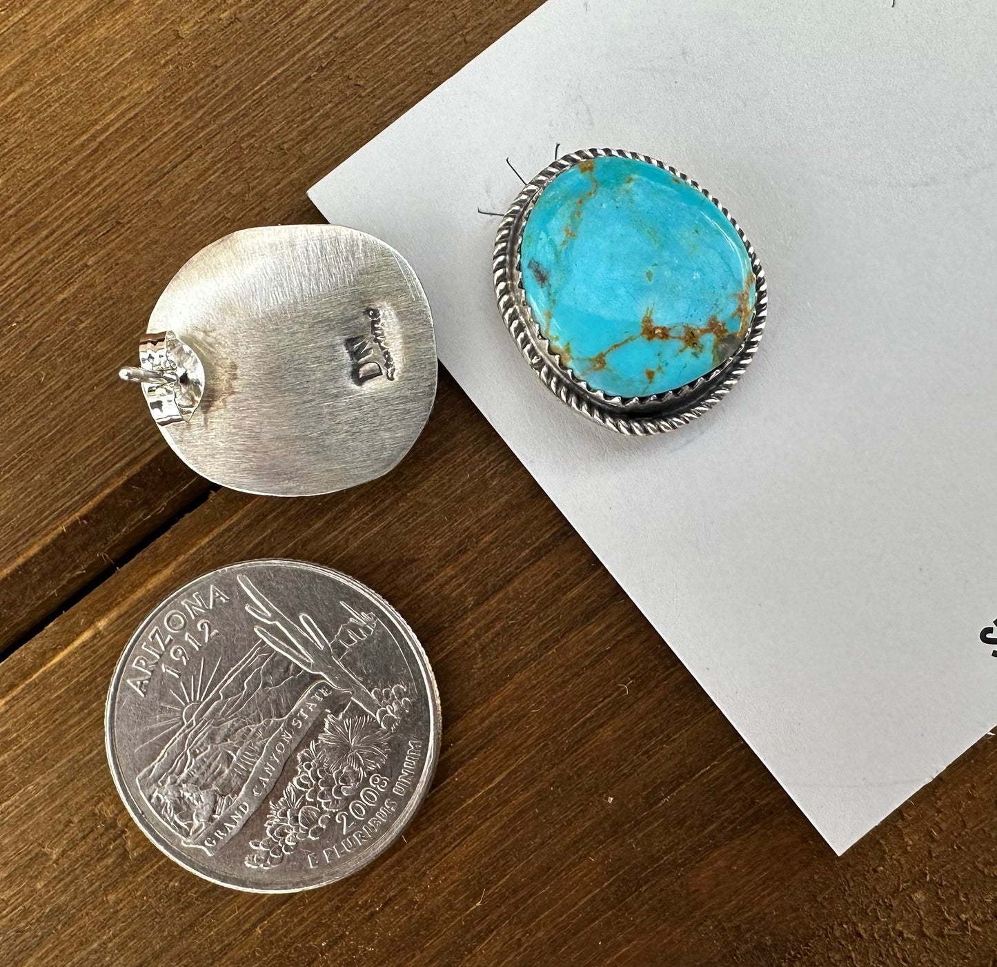 KINGMAN TURQUOISE STUDS