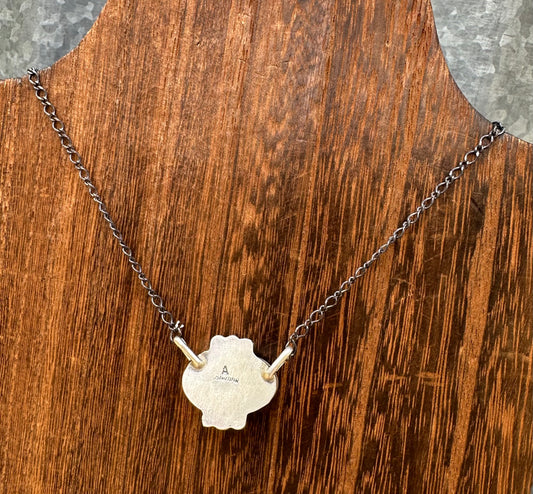 18” SONORAN GOLD TURQUOISE NECKLACE