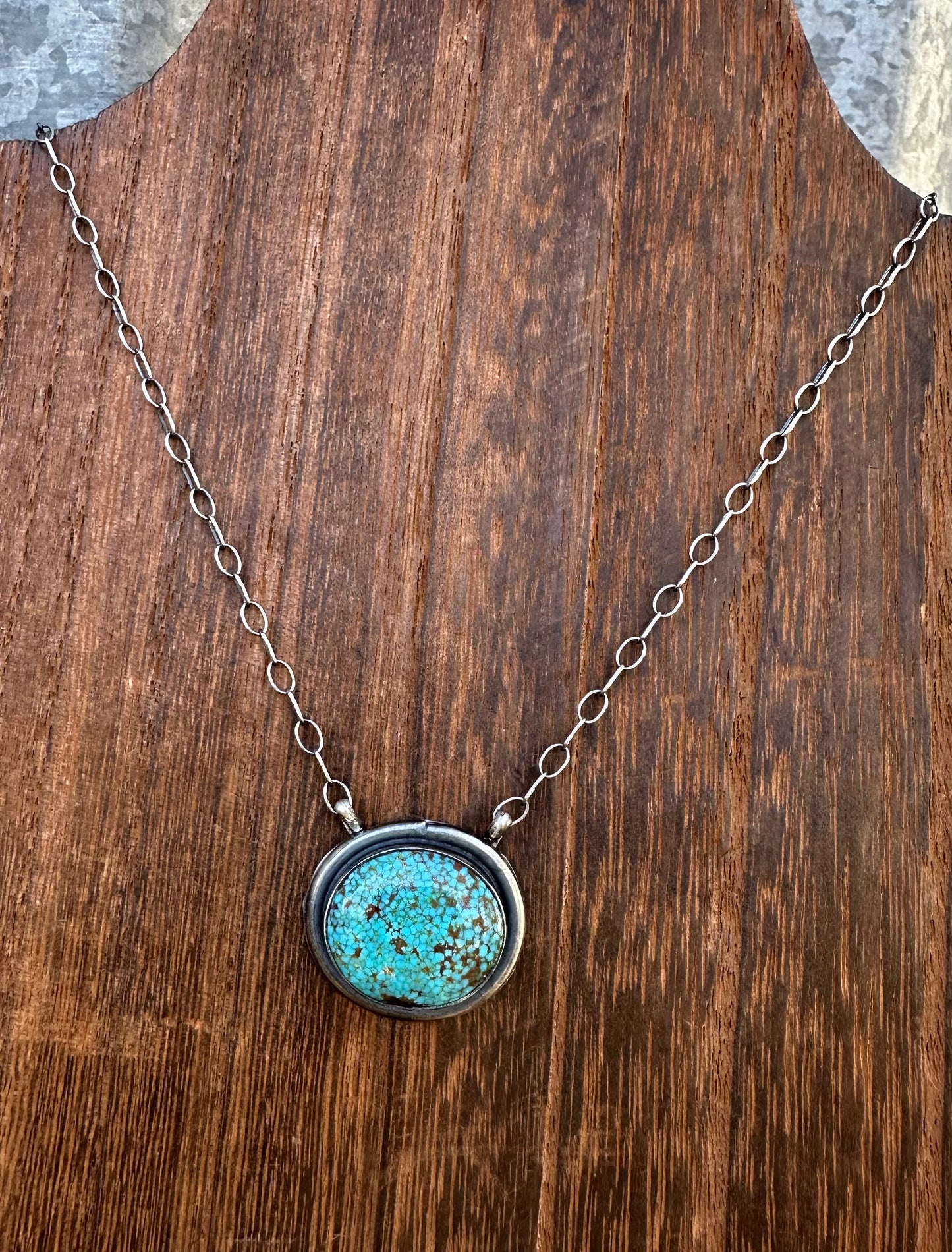 18” KINGMAN TURQUOISE NECKLACE