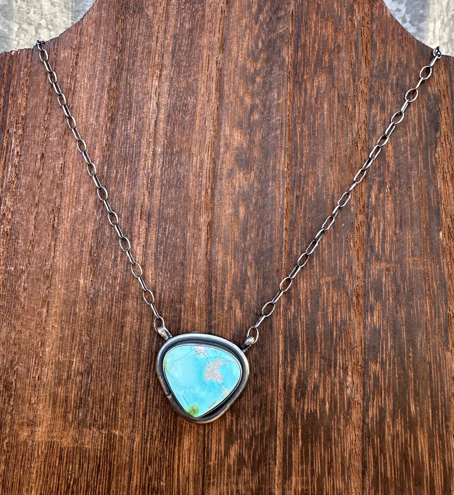 18” SONORAN GOLD TURQUOISE NECKLACE