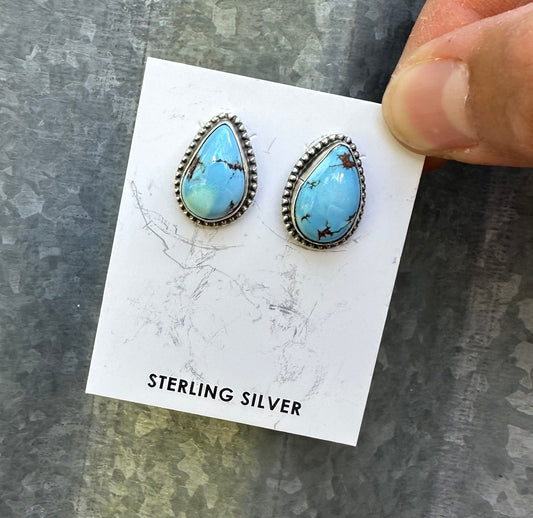 GOLDEN HILLS TURQUOISE STUDS