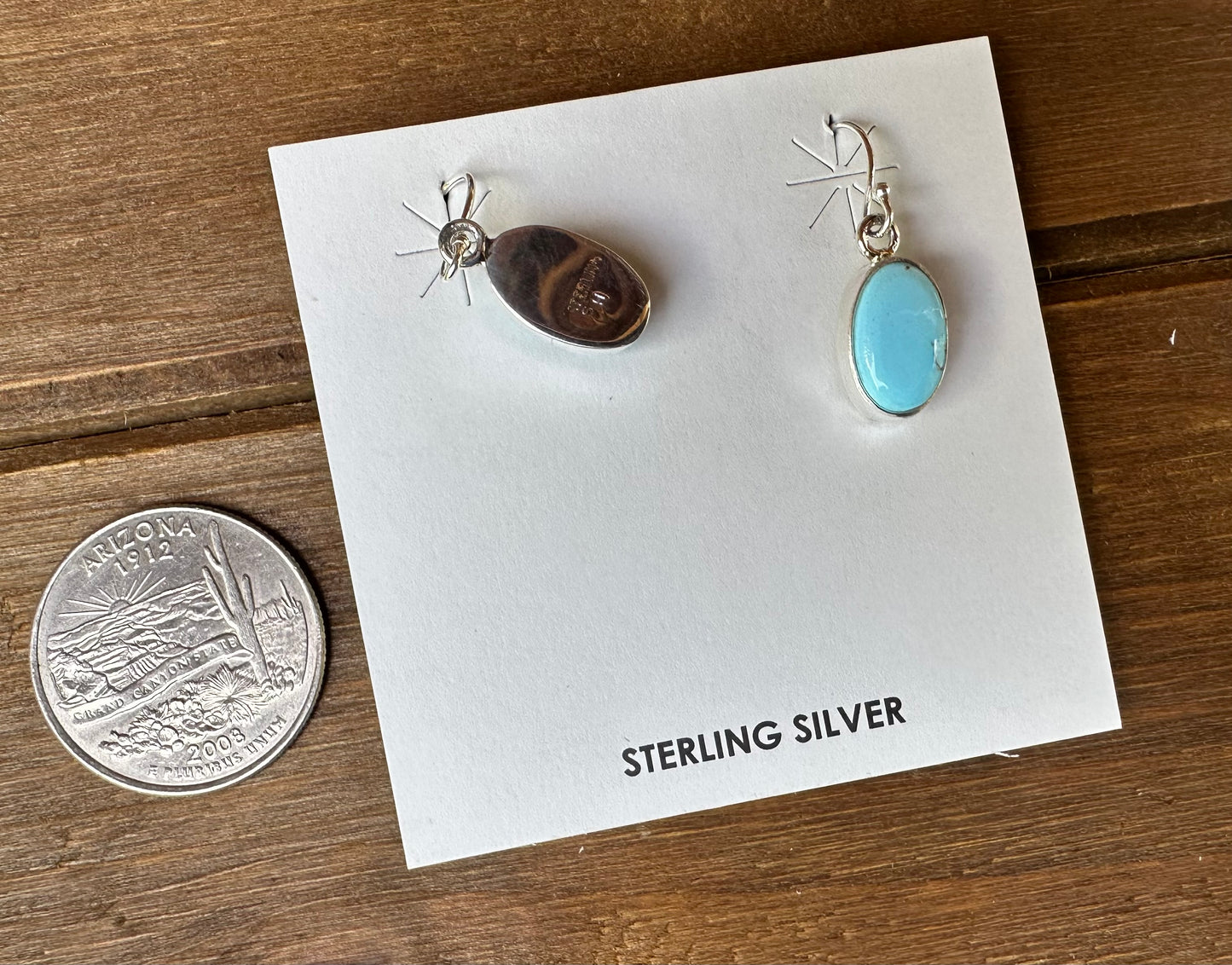 GOLDEN HILLS TURQUOISE DANGLES