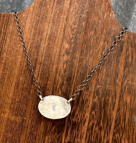 18” SONORAN GOLD TURQUOISE NECKLACE