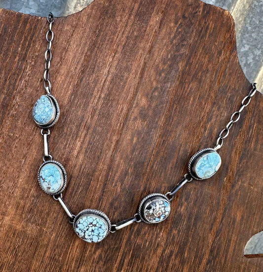 GOLDEN HILLS TURQUOISE CHOKER NECKLACE