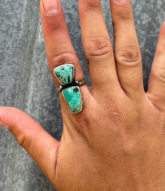 SIZE 8.5 BLACKJACK TURQUOISE RING