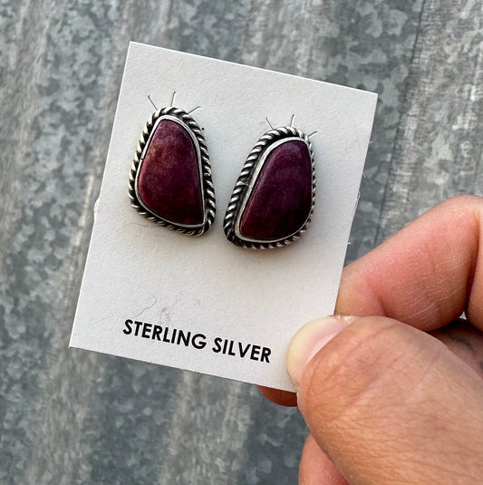 PURPLE SPINY OYSTER STUDS