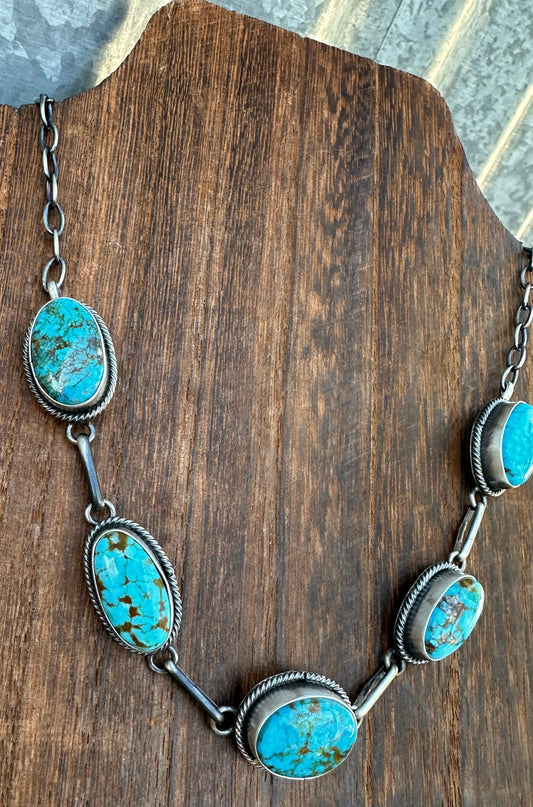 SONORAN GOLD TURQUOISE CHOKER NECKLACE