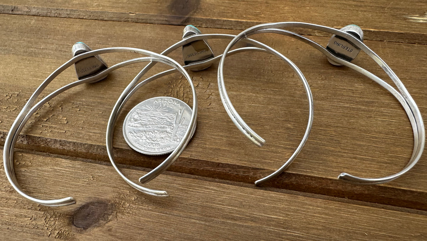 KINGMAN TURQUOISE STACKER CUFFS