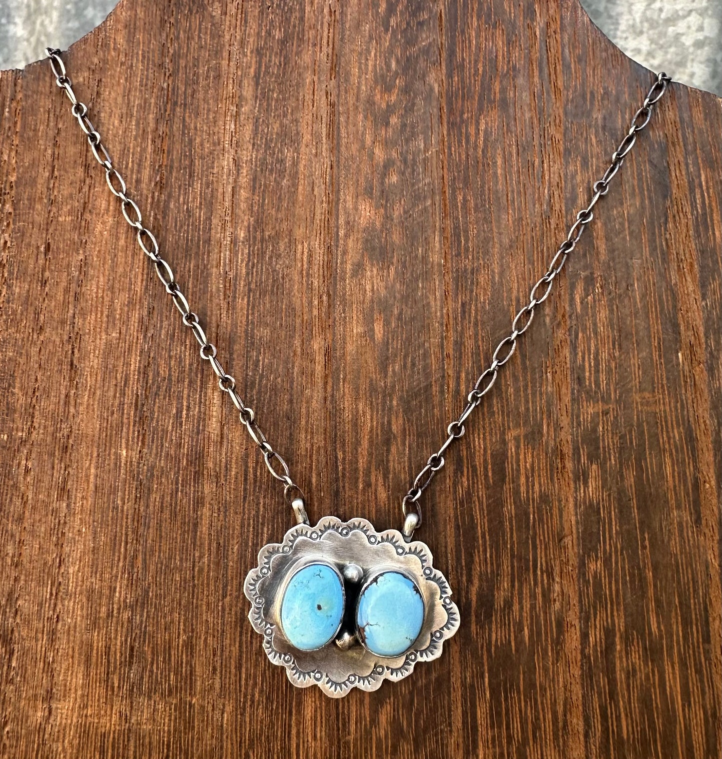 18” GOLDEN HILLS TURQUOISE CLOUD NECKLACE
