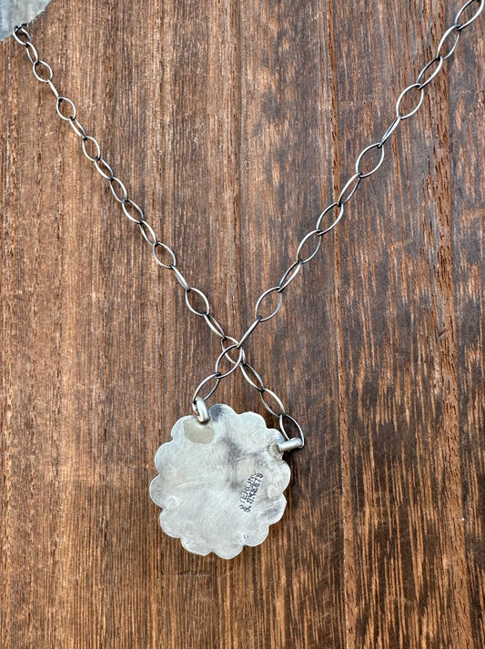 18” PALOMINO SCALLOPED NECKLACE