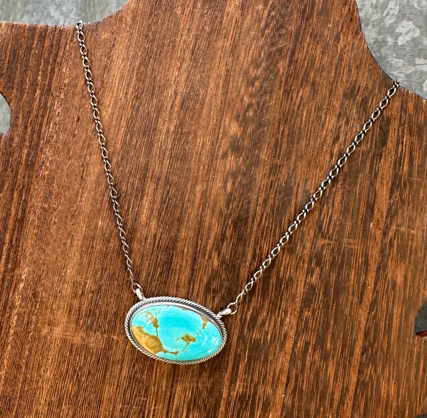 18” KINGMAN TURQUOISE NECKLACE