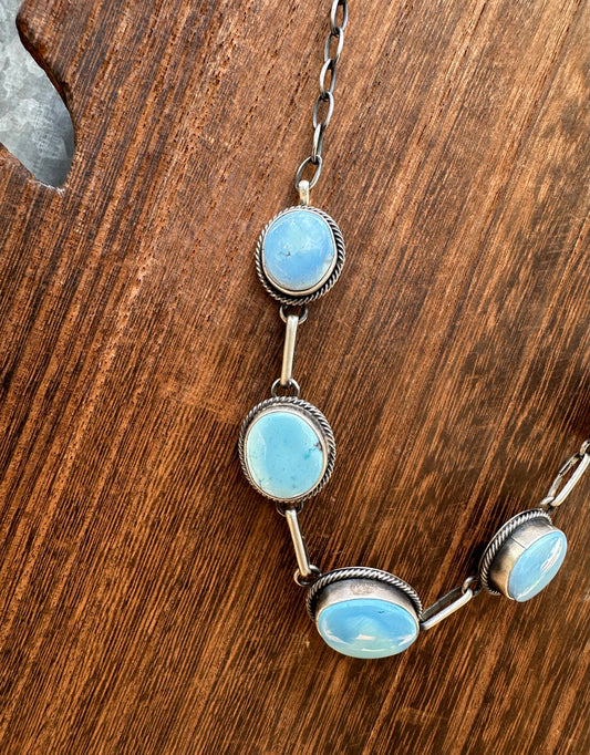 15” GOLDEN HILLS TURQUOISE CHOKER NECKLACE