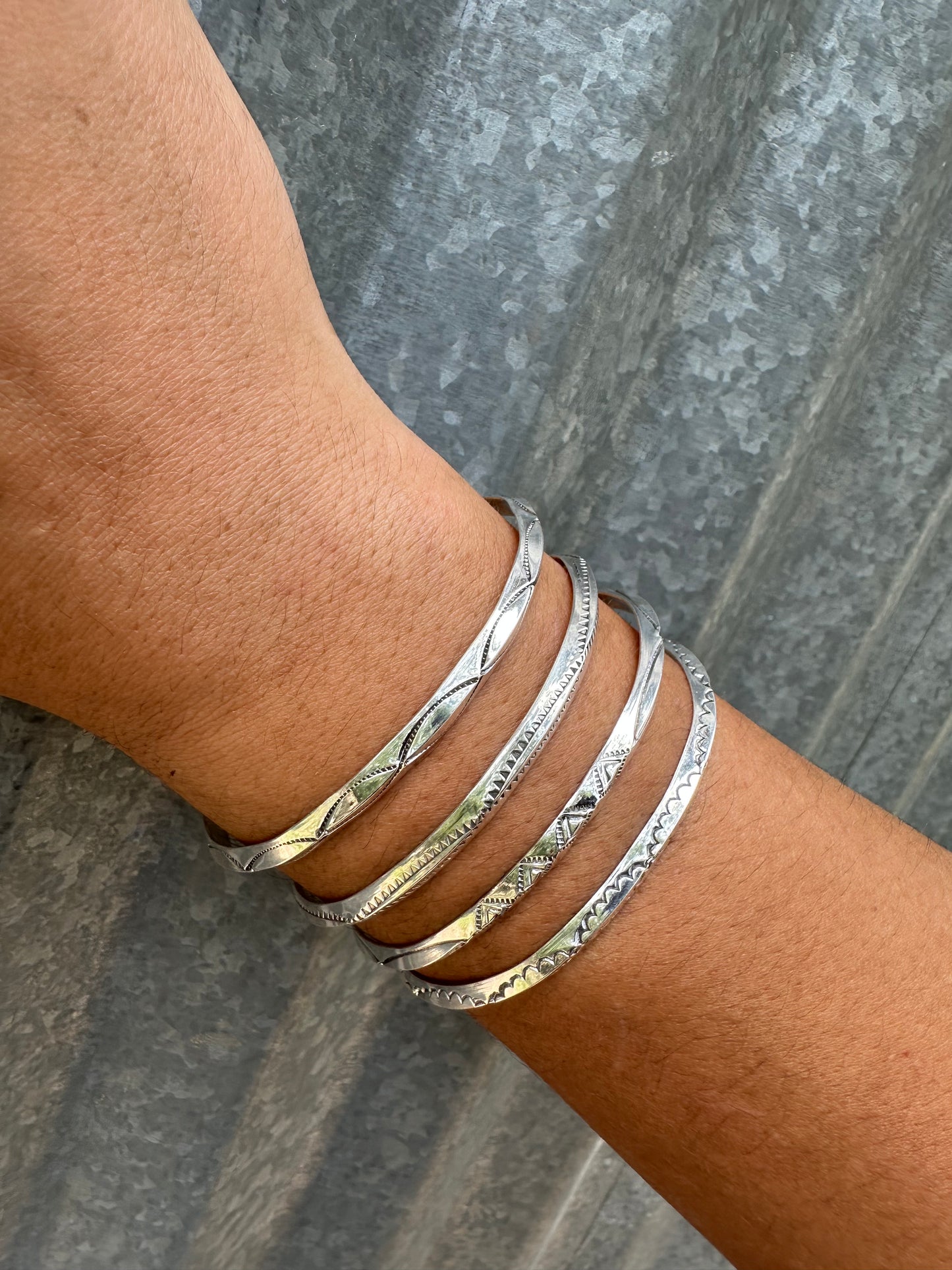 STERLING SILVER STACKER CUFFS