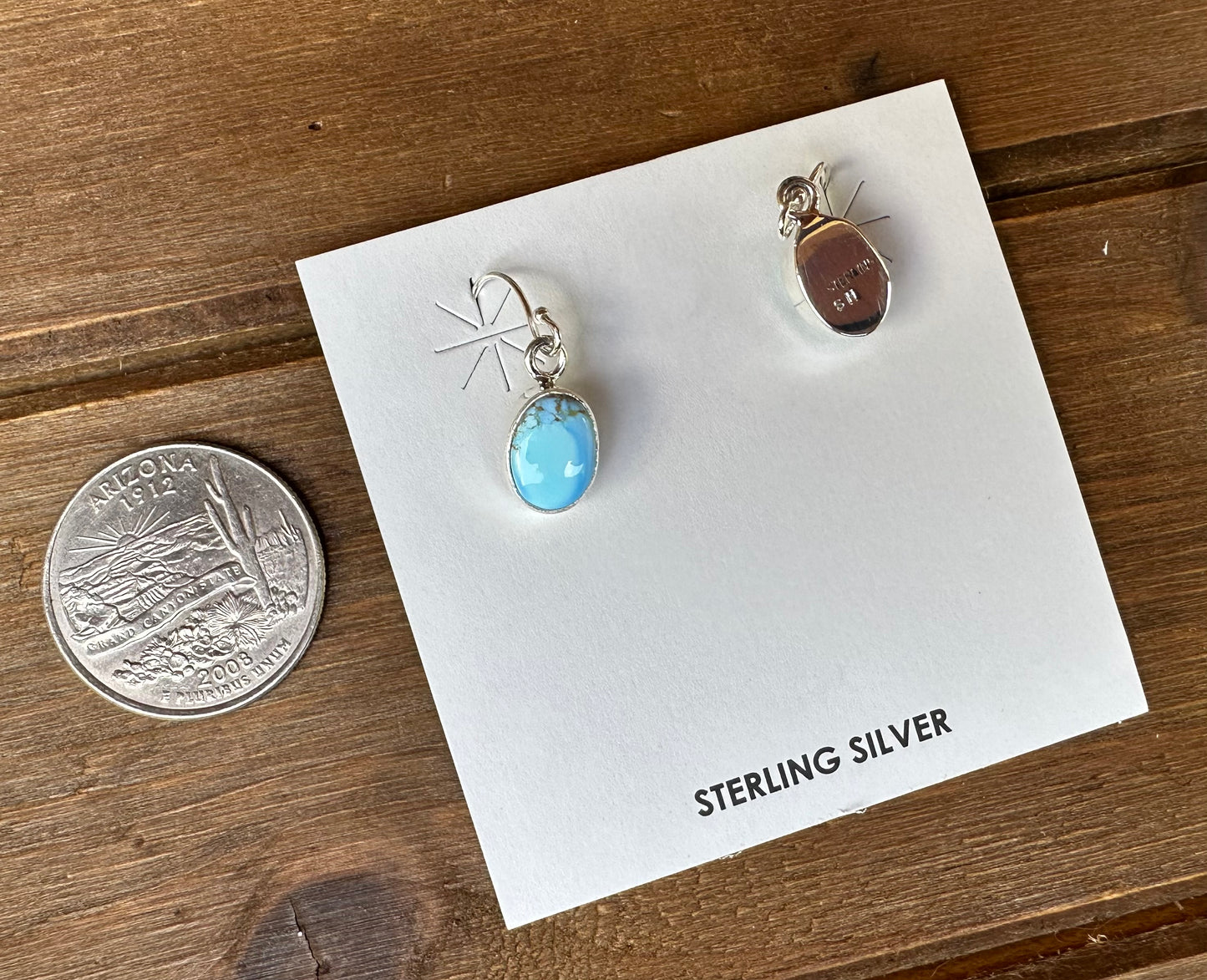 GOLDEN HILLS TURQUOISE DANGLES