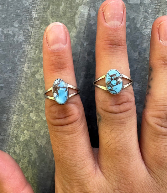 GOLDEN HILLS TURQUOISE STACKER RINGS