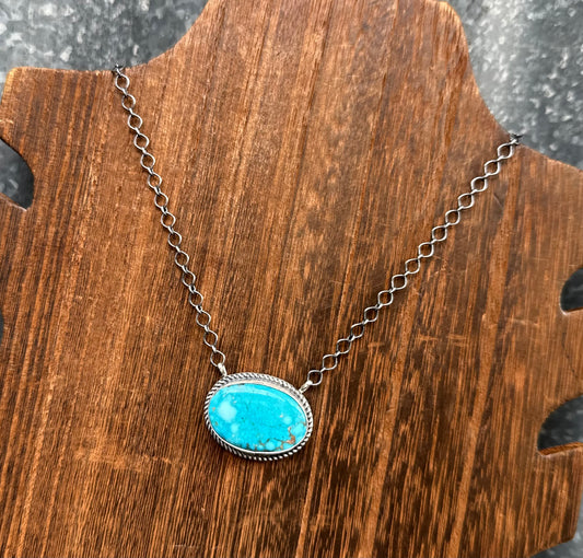 18” KINGMAN TURQUOISE NECKLACE