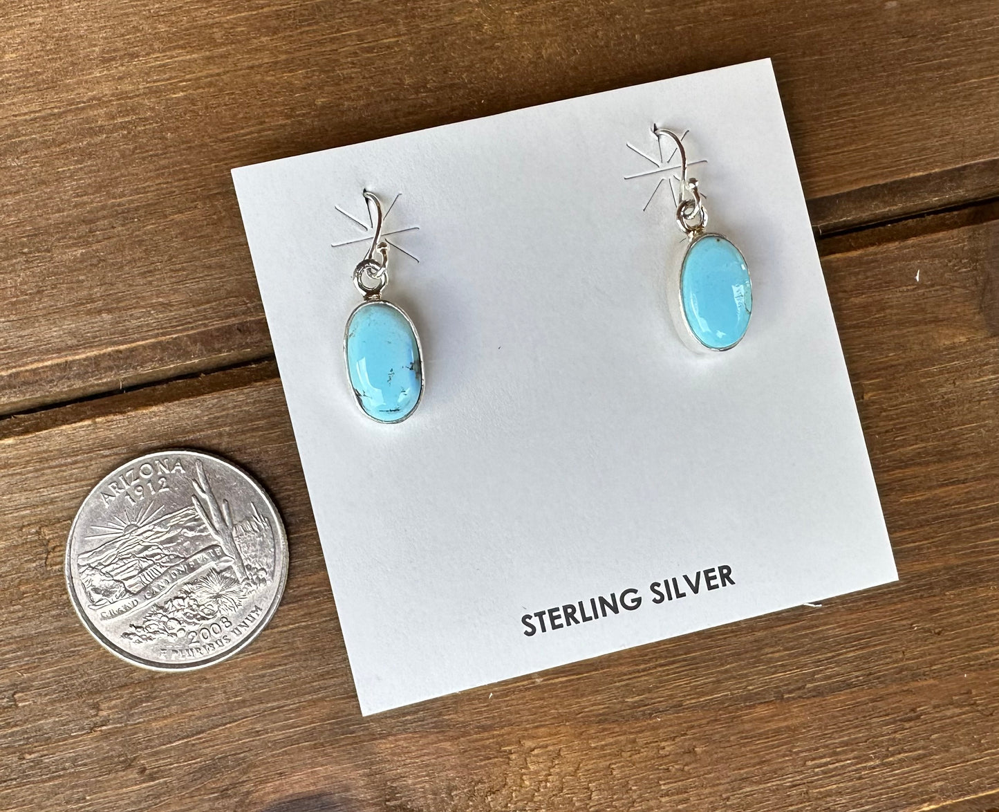GOLDEN HILLS TURQUOISE DANGLES