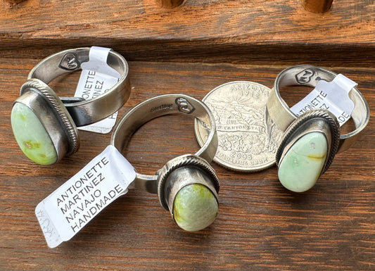 PALOMINO VARISCITE ADJUSTABLE RING