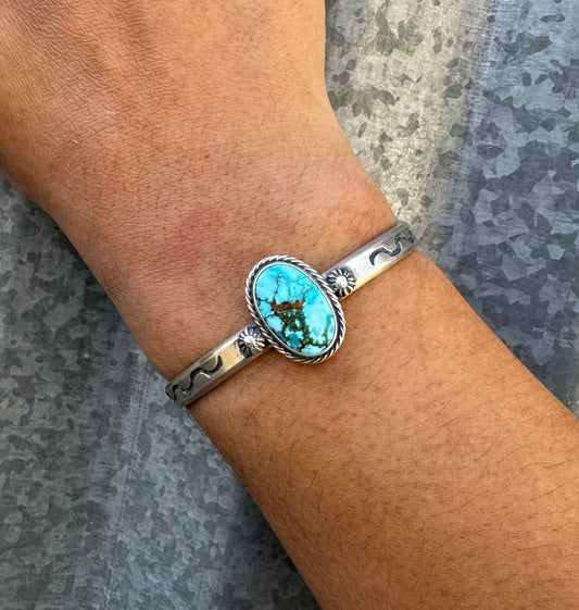 WHITE WATER TURQUOISE CUFF